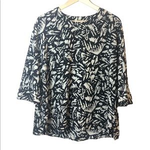 Ann Klein Black and White Blouse 4